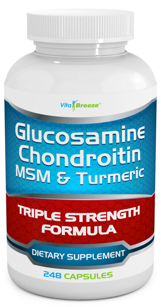 VitaBreeze Glucosamine, Chondroitin, MSM, Turmeric Joint Formula